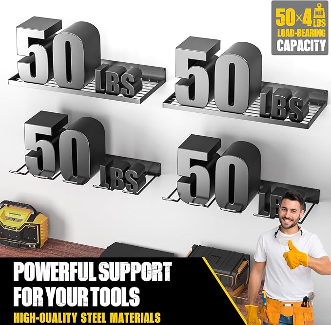 Power Tool Organizer Wall Mount, Heavy Duty Tool Organizers and Storage - Image 4