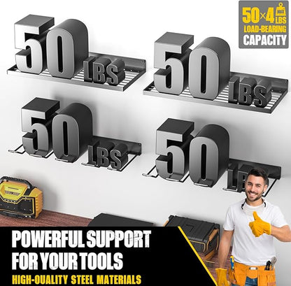 Power Tool Organizer Wall Mount, Heavy Duty Tool Organizers and Storage - Image 4
