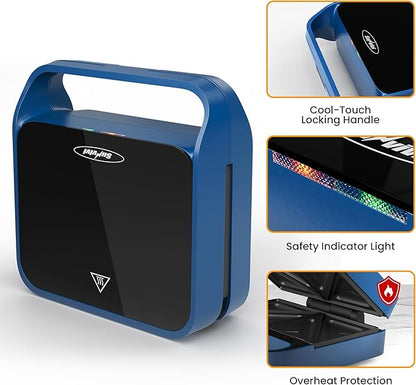 Sunvivi 3 in 1 Sandwich Maker, Electric Waffle Maker - Image 5