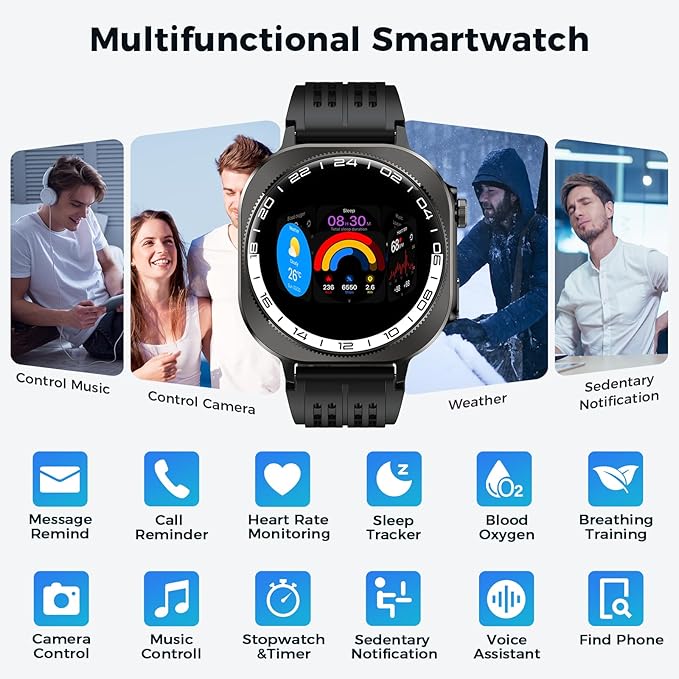 Smart Watch, 2026 AMOLED 1.43" Fitness Smartwatch - Image 6