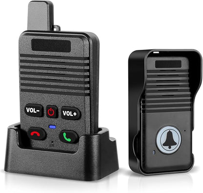 Wireless Doorbell, Waterproof Full Duplex Doorbell Wireless Upgrade, 1000ft by UHAXZ