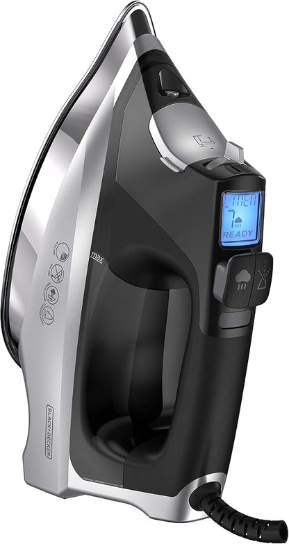 BLACK+DECKER Allure Digital Professional Steam Iron, Percison Tip, Stianless - Image 9