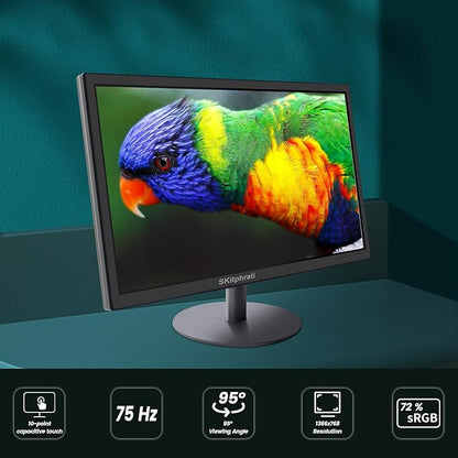 SKitphrati 18.5 Inch Touchscreen Monitor HD 1366x768, VESA Wall Mountable - Image 2