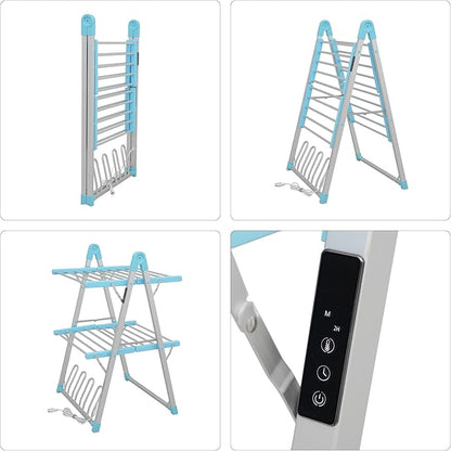 SHARNDY Electric Heated Clothes Drying Rack, Foldable Heated Garment Dryer - Image 7