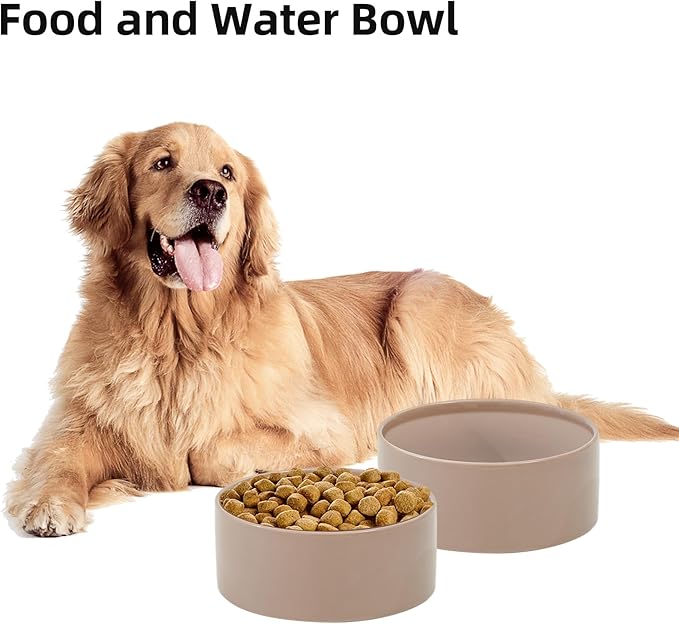 Ceramic 7.3inch Dog Bowl, Food and Water Bowl - Image 4