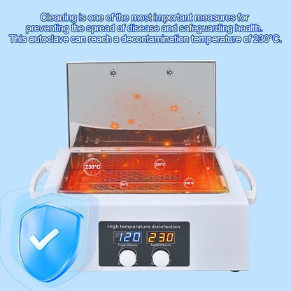High Temperature Steriliser Autoclave Machine 110V 300W Nail Tool Steriliser - Image 7