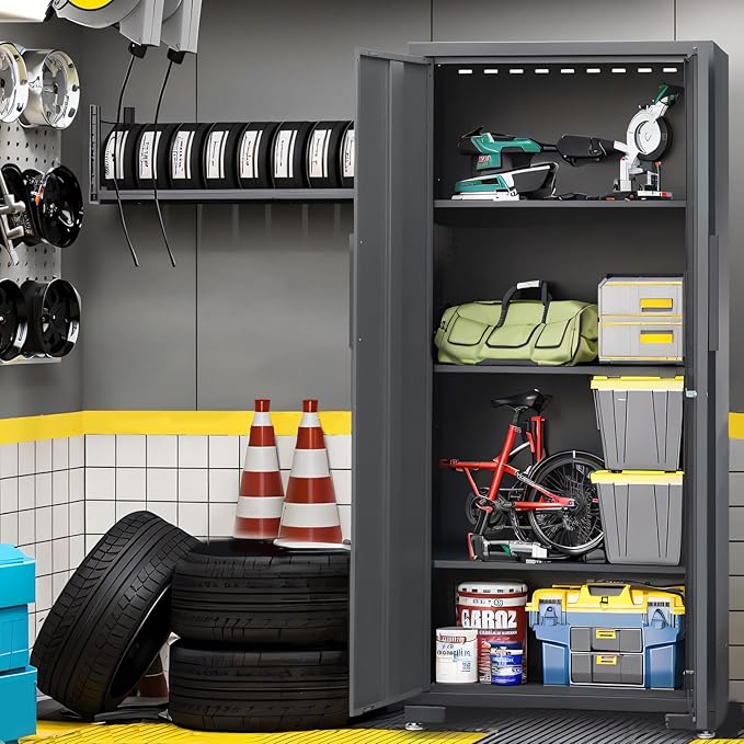 Torin Garage Cabinets Storage System, 9 Piece Included Steel Drawers Rolling - Image 5