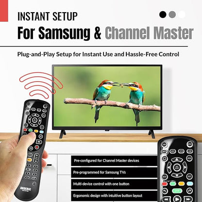 ANDERIC RRCM7500 for Channel Master DVR Remote Control CM7500XRC2 Replacement - Image 3