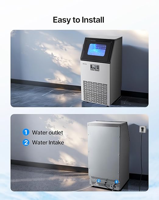 VEVOR Commercial Ice Maker Machine, 100 lbs/24h - Image 6