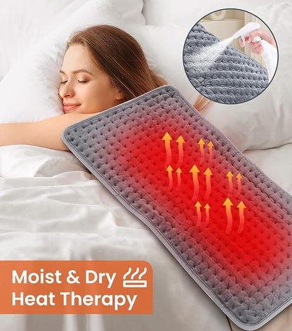 17''×33'' Heating Pad for Back Pain, Electric Heating Pad - Image 4
