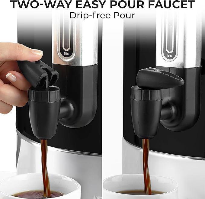 Zulay Kitchen Commercial Grade Coffee Maker Hot Water Urn - Image 7