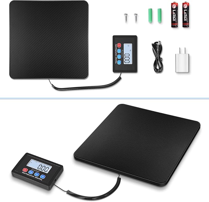 Fuzion Shipping Scale, 440LB x 10g High Accuracy Postal Scale, Hold/Tare - Image 6