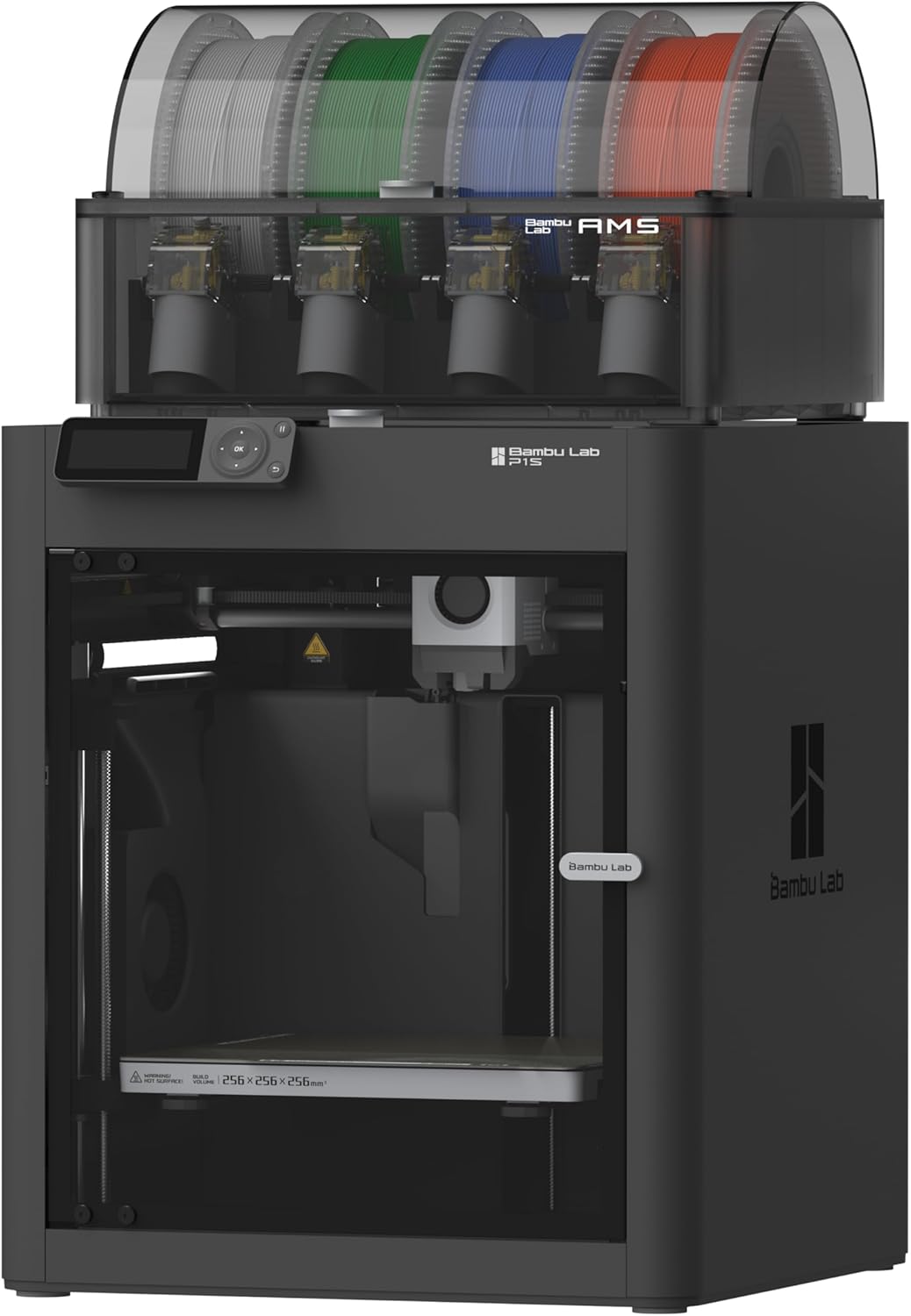 Bambu Lab P1S Combo, P1S 3D Printer and AMS, Multi-Color 3D Printing