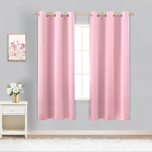 KOUFALL Children Curtains for Bedroom 2 Panels Blackout Insulated Thermal by KOUFALL