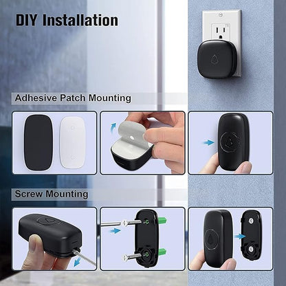SECRUI Wireless Doorbell with 3Receivers 2 Push Buttons, Easy installation - Image 7