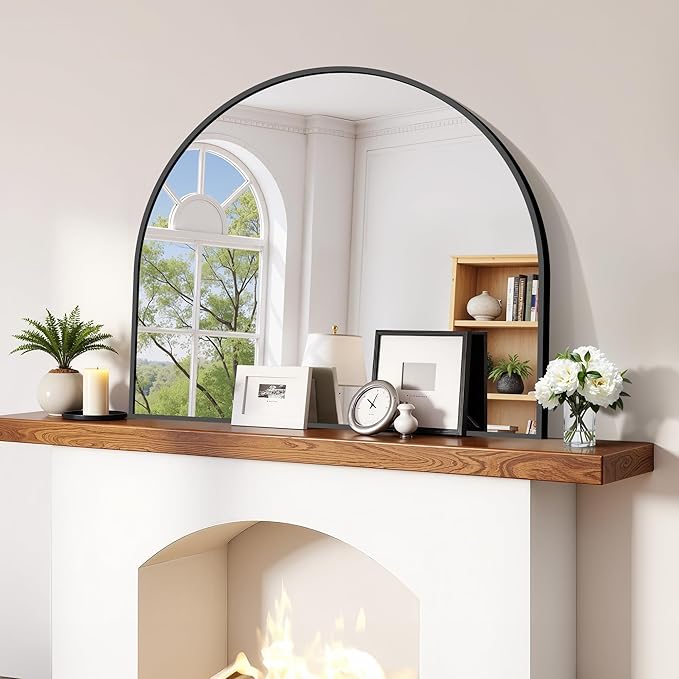 CIRCUMI Arched Wall Mirror, Metal Frame, Large Size by CIRCUMIMirror