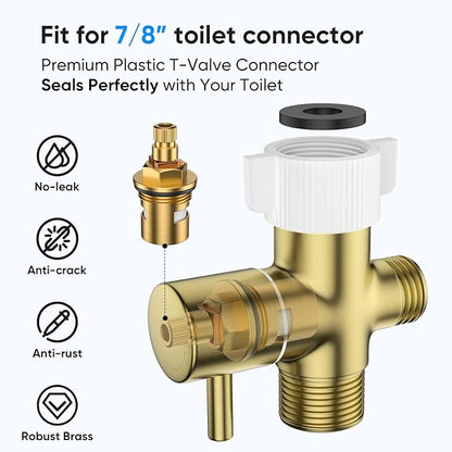 Arofa Gold Handheld Bidet Sprayer - Image 5