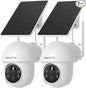 Solar Security Cameras Wireless Outdoor, 4MP 360° View Battery Powered Outdoor by ARCCTVSecurity