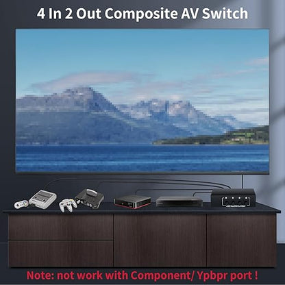 BolAAzuL RCA Switch Splitter 4 in 2 Out - Image 6
