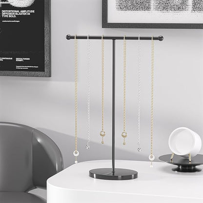 Justsoso Metal T-Bar Necklace Holder Stand, Necklace Hanging Display Stand - Image 5