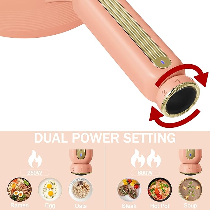 TOPWIT Hot Pot Electric,  Electric Pot, Portable Non-Stick Portable Cooker - Image 3