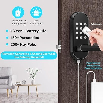Keyless Entry Keypad Smart Door Lock - Image 3
