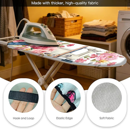 Nuxovilar Ironing Board Cover Needle Cotton 15x54 Inches | Ironing Board Cover - Image 5