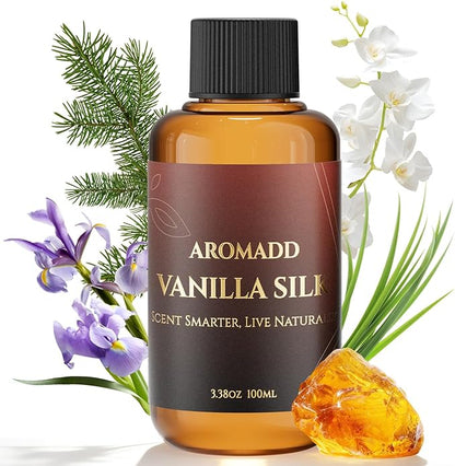 AROMADD Vanilla Silk Diffuser Oil Inspired by Luxury Hotel Scent 3.38 Fl Oz by Aromadd