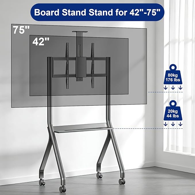 Smart Board Stand for 42-75" Interactive Whiteboards & TVs - Image 4
