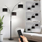 Fansdrick Floor lamp with Remote, 3 Light Arc Floor Lamps by Fansdrick