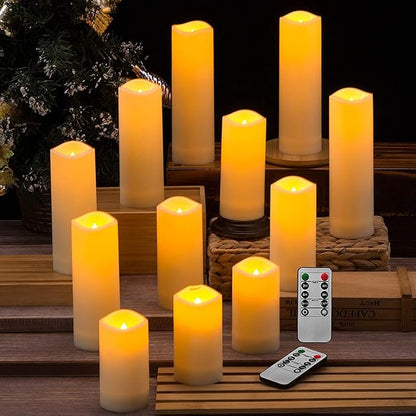 12 Pack Flameless Candles Battery Operated Waterproof Led Candles Candles - Image 5