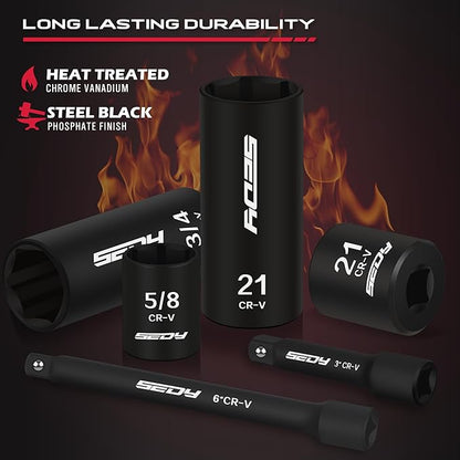 3/8" Drive Impact Socket Set - Image 5