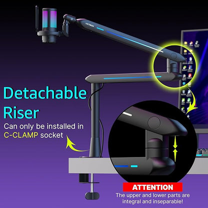 IXTECH RGB Low Profile Boom Arm - Image 7