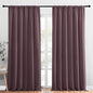 NICETOWN 2 Panels Blackout Curtains, Rod Pocket Thermal Insulated Drapess by NICETOWN