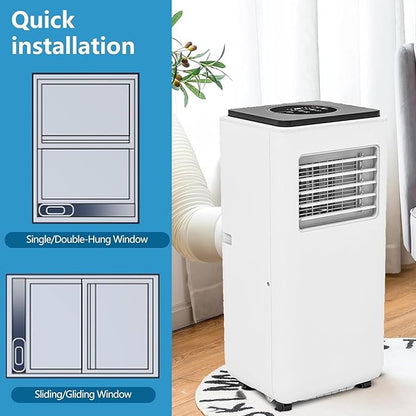 Portable Air Conditioners 8000 BTU, Remote Control AC Unit - Image 7