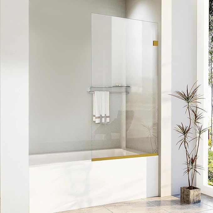 Bathroom Shower Glass Door 30 * 62" by Unknown