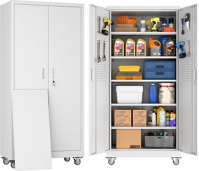 SUXXAN Metal Garage Storage Cabinet by SUXXANFurniture