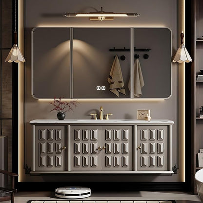 Floating Vanity Bathroom by Genpai