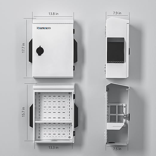 Outdoor Electrical Box with Thermostat and Fan, Cold-Rolled Steel Plate - Image 4