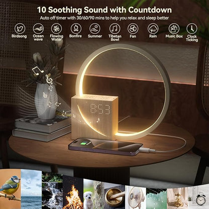 Vivilumens Sunrise Alarm Clock for Heavy Sleepers Adults, Wake-up Light - Image 4