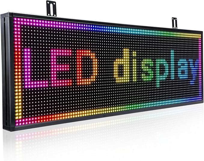 P10 Digital Signage Displays Sports Ticker Glance Advertising Screen Software by LIBACHENPL