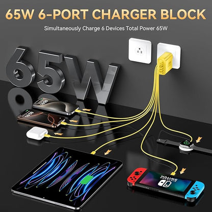 USB C Fast Charger Block, iPhone Charger Fast Charging Blocks 65W Multi Port - Image 3