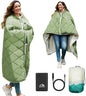 Heated Blanket Battery Operated, 12V Portable Wearable Heated Shawl Poncho by MakeEveryMomentCozy