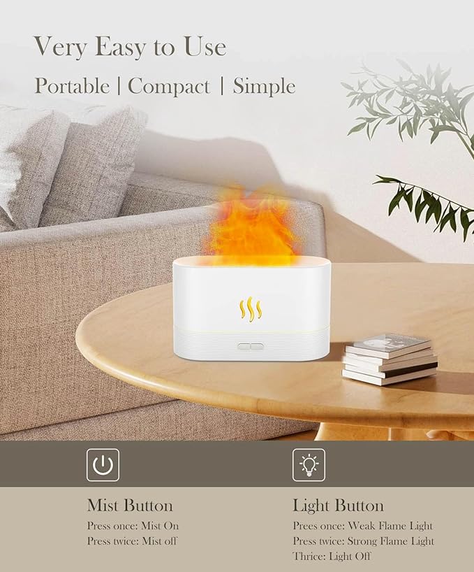 Flame Air Diffuser Humidifier, Upgraded Scent Diffuser - Image 3