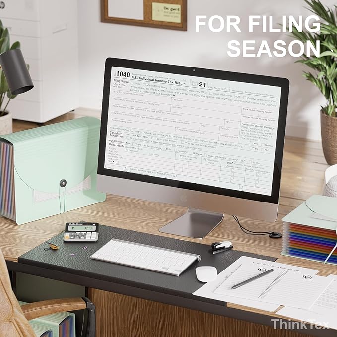 ThinkTex Accordion File Organizer, 12 - Image 3