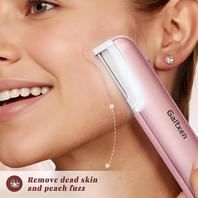 Galtxen Dermaplaning Tool for Women Pink - Image 5