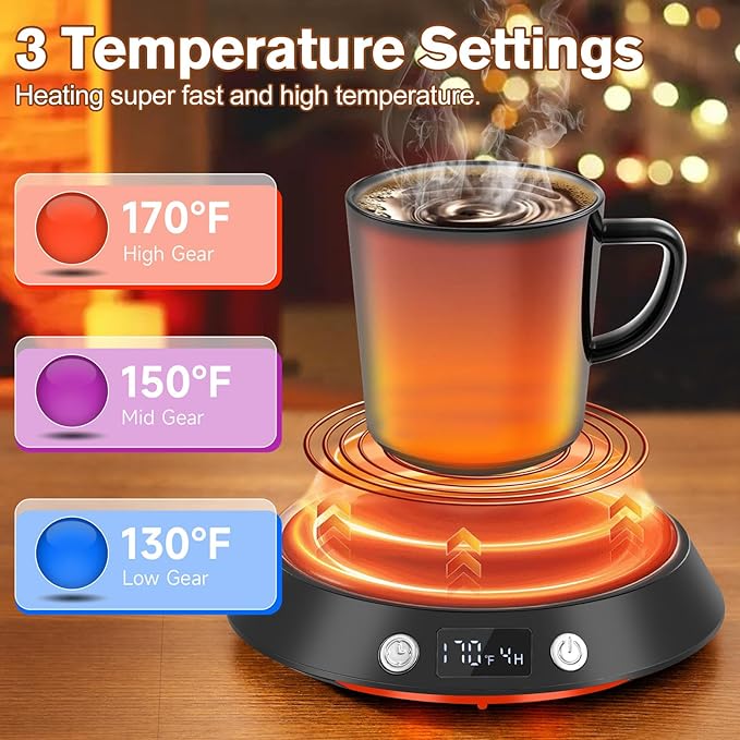 Kepwam Coffee Mug Warmer - 55W Electric Coffee Warmer - Image 2