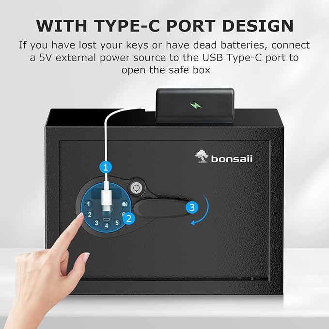 Bonsaii Safe, 0.6 Cubic Safe Box - Image 7