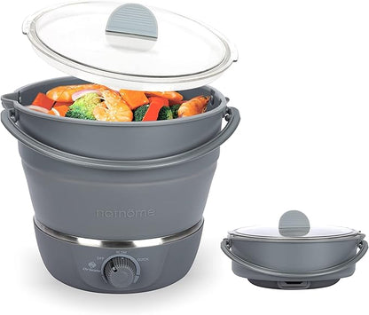 Drizzle Foldable Electric Cooker Travel Hot Pot by Drizzle