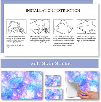 Laptop Skin Sticker Decal, Decorative Waterproof, Romantic Starry Night Sky - Image 5
